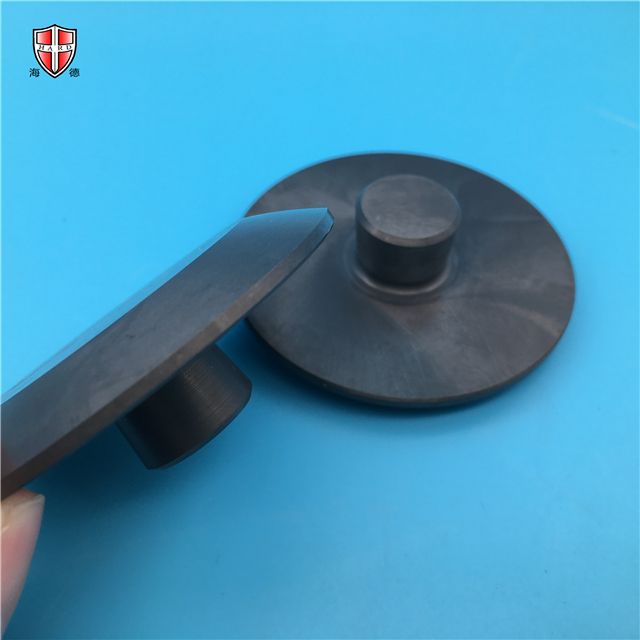 Placa de disco de disco de cerámica de nitruro de silicio negro