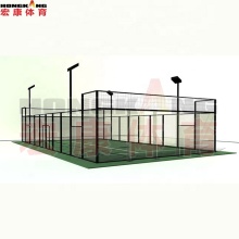 Professional Outdoor Paddle Tennis Court