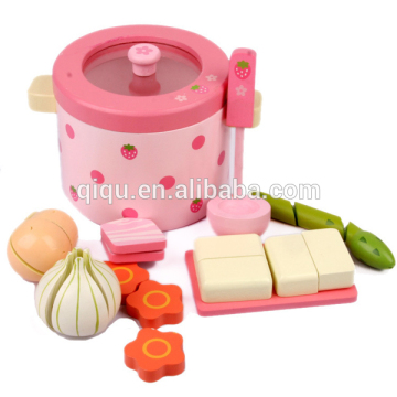 wooden vegetables cutting toy on promotion