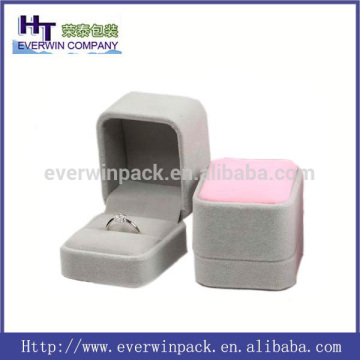 Wholesale romantic square shape ring case for gift ; ring box;wedding case