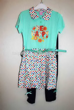 Lovely Style Casual Knitted Fabric Clothing for Girls