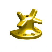750KN Horn Mooring Bollard Marine Casting Steel Bollard