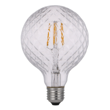 G95 LED Filament Bulb with Pineapple Print for Holidays