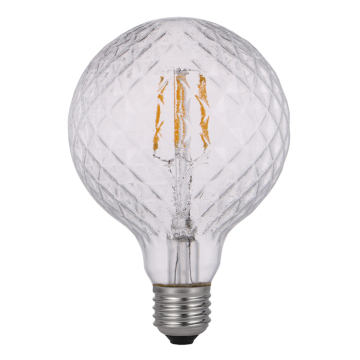 G95 LED Filament Bulb with Pineapple Print for Holidays