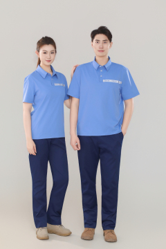 Three color half sleeved workwear