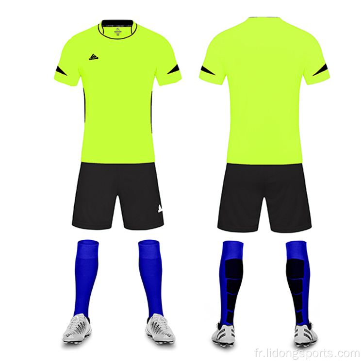 Ensemble complet d&#39;uniformes de soccer sportif d&#39;occasion / Jersey pour enfants