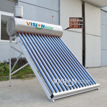 High Pressure Copper Coil Heat Exchange Solar Water Heater