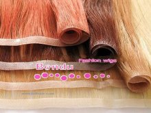 pu skin weft hair, 100% remy human hair