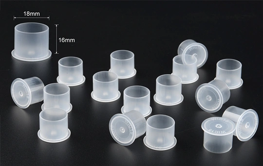 Hot Selling Profession Tattoo Pigment Ink Cup Caps Transparent