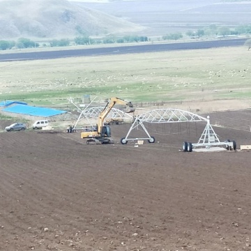 Irrigation à pivot remorquable par galvanisation à chaud à vendre