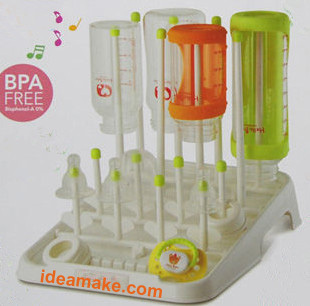 Baby Milk Bottle Drying Rack and glassware drying shelf