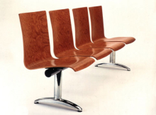 Wooden Waiting Chair (Nordica 533 Madera)