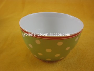 YF15068 water transfer print ceramic bowl