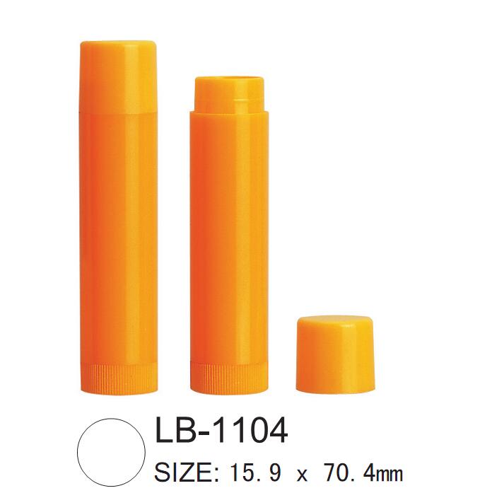 플라스틱 둥근 립밤 튜브