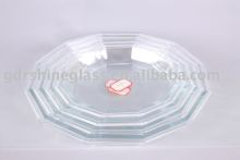 round pyrex glass pie dish/plate