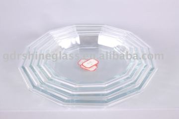round pyrex glass pie dish/plate