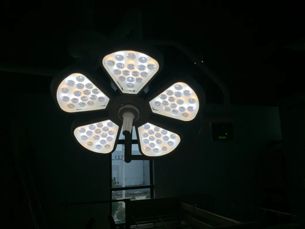 Dubai Cmef New Type Double Head Surgery Dental Ceiling LED Operation Lamp for Operation Room