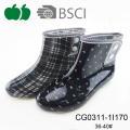 Modo delle signore Fancy personalizzate Boots Logo pioggia