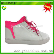 high neck flat casual shoes designer ladies fashion shoes china