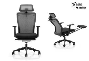Mesh Breathable Adjustable Office Chairs with Foot Rest