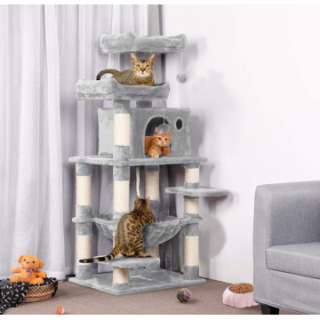 Tour de chat d&#39;arbre de chat multi-niveaux