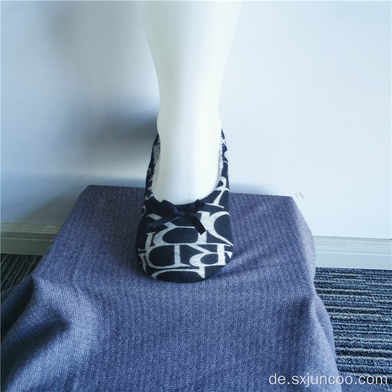 Indoor Soft-Sohle Bedruckte Bodenbeläge Mode Hausschuhe Socken