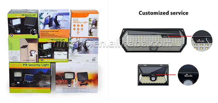 Hot Sale Wide Angle Waterproof Bright LED Colar Change Motion Sensor Solar Wall Light