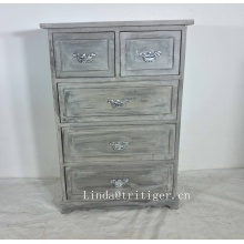 Country Style High Quality Blue Solid wood Cabinet