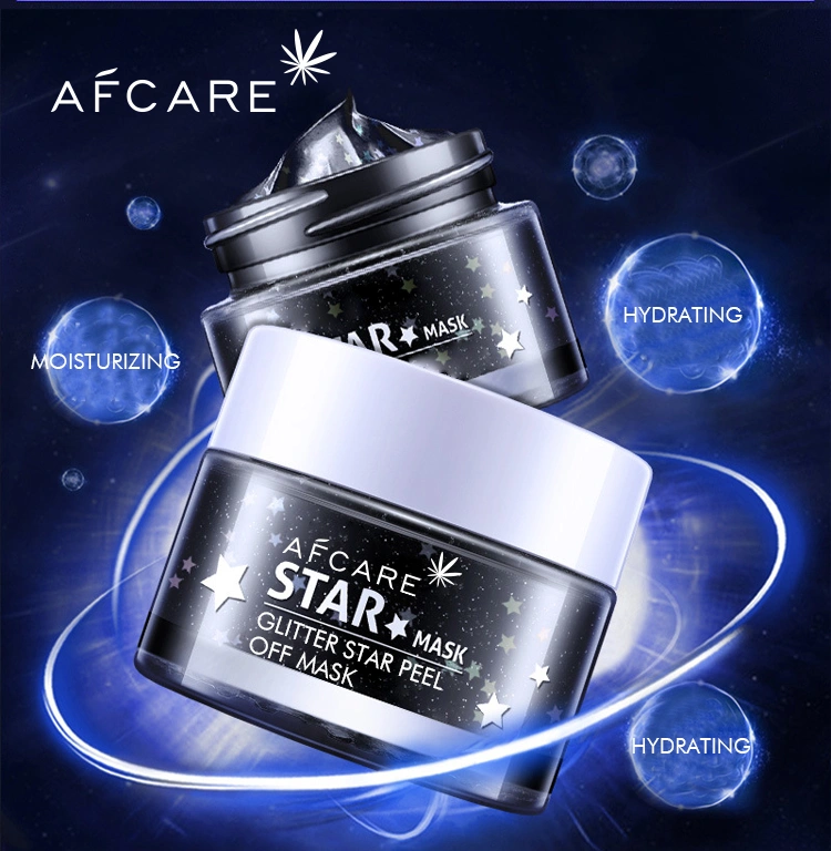 Hot Products Blackhead Remover Facial Mask Korean Popular Lightening Glitter Peel off Glitter Star Peel off Mask