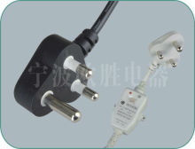 South African power cord with SABS certificate with earth leakage protective device