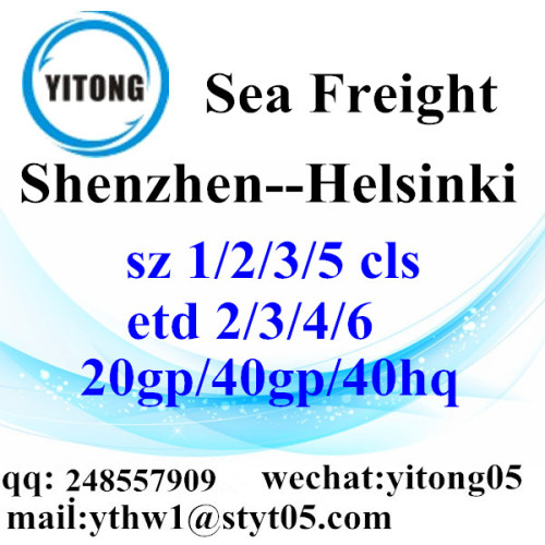 Shenzhen Sea Freight Shipping Services to Helsinki