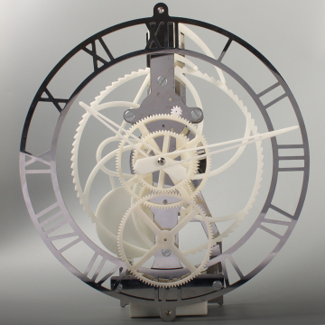 Plactic Hollow Gear Pendulum Clock
