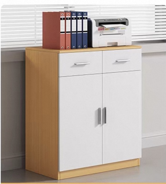 Armário lateral de escritório com gaveta dupla Double drawer office side cabinet