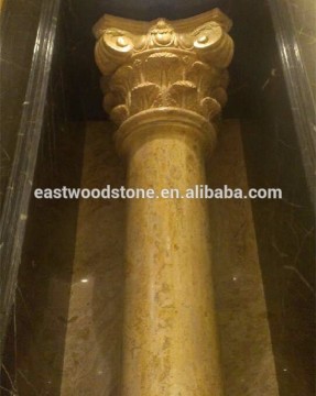 natural travertine stone columns decorative pillars for homes