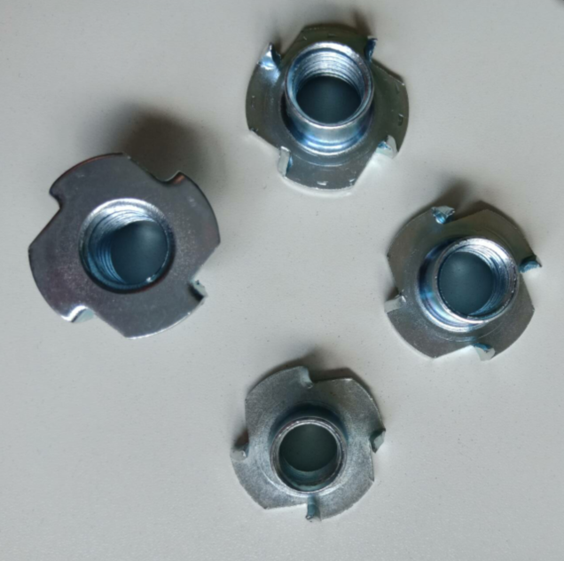 Flanged Base Zinc Plated Tee Nut