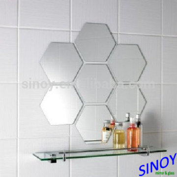 factory ultra clear 4mm art deco beveled mirror