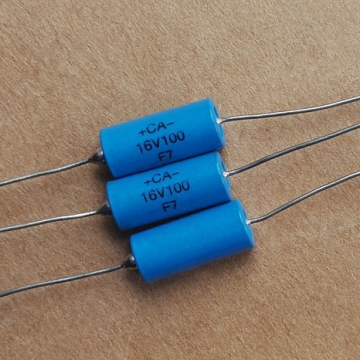 Solid Electrolyte Tantalum Capacitors: 100V, 125V, Axial-Lead Replacement with 150D Dimension