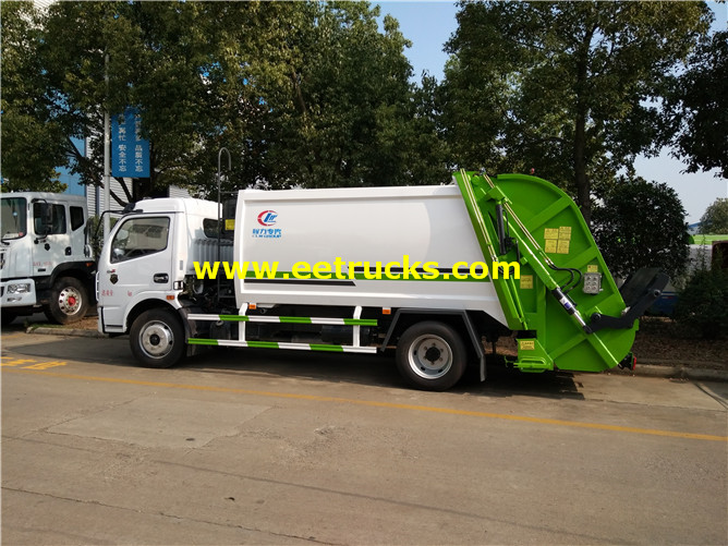 5000 Liters Compressed Rubbish Vehicles