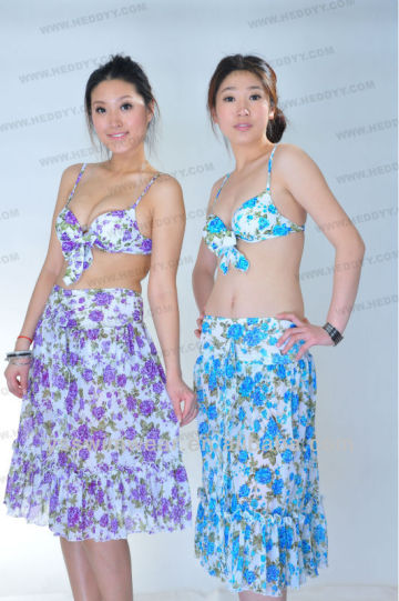 fashion flower swimsuit