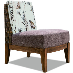 Moderne woonkamer rotan fauteuil