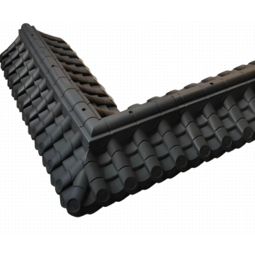 Integrated Chinese-style Resin Eaves Tiles