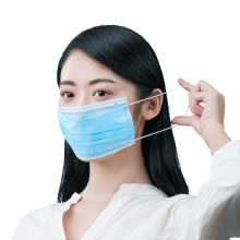 Nonwoven Fabric 3 ply Surgical Disposable Face Mask