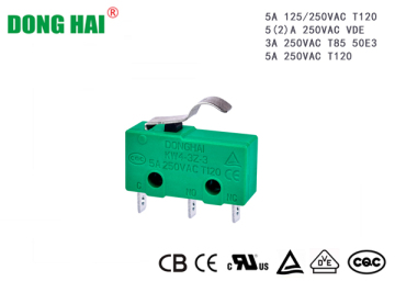 Subminiature Basic Micro Switch Household Appliances
