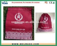 2016 Qatar national day Draw string bag, Qatar flag shopping bag, Amiri guard string bag
