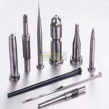 Thread grinding core pin for injection molding mold