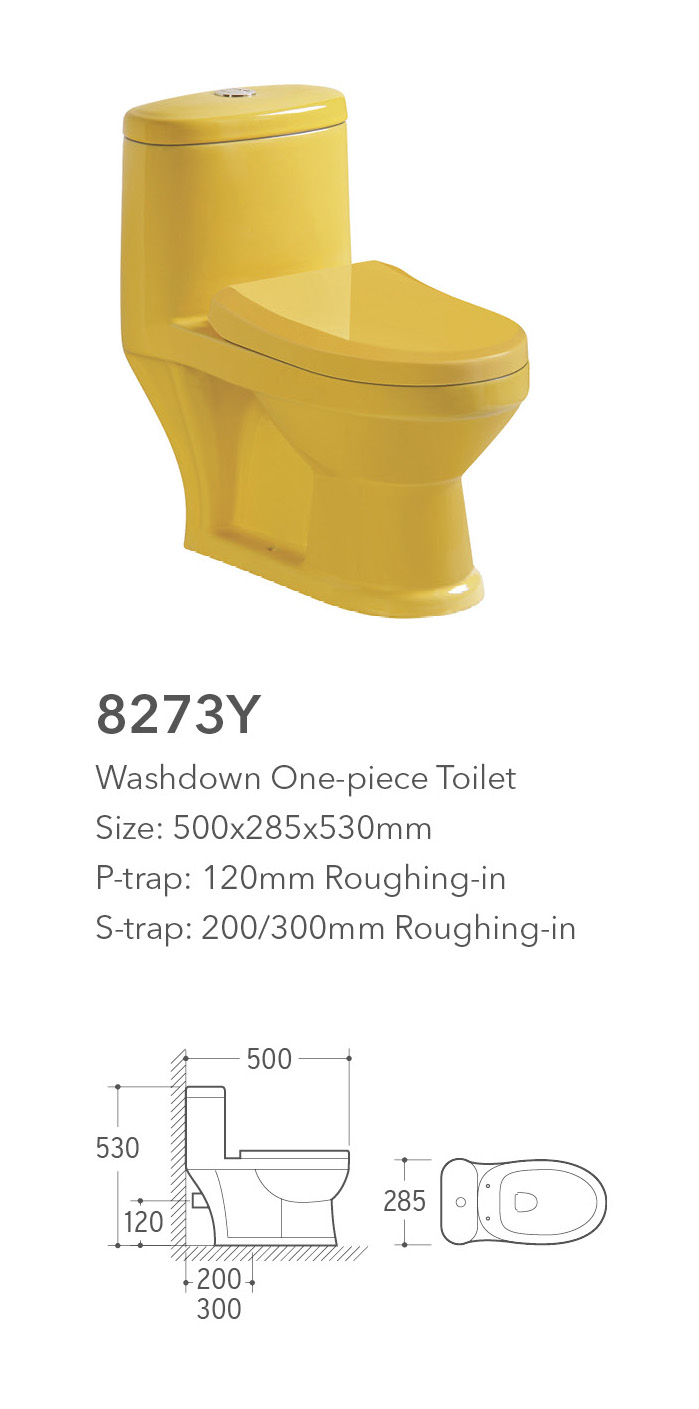 8273y One Piece Toilet