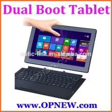 New 11 inch Win10 intel tablet pc Dual boot laptop pc android 4.4 system laptop pc