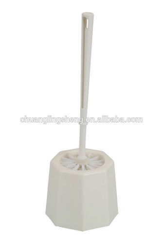 Jiangmen manufacturer acrylic toilet brush holder with brush