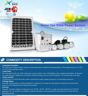 Home Solar System Dc Portable Solar Lighting System