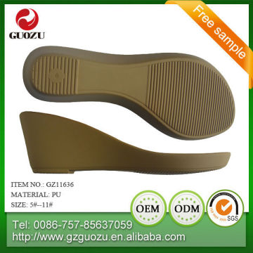 lady pu soles for shoe making